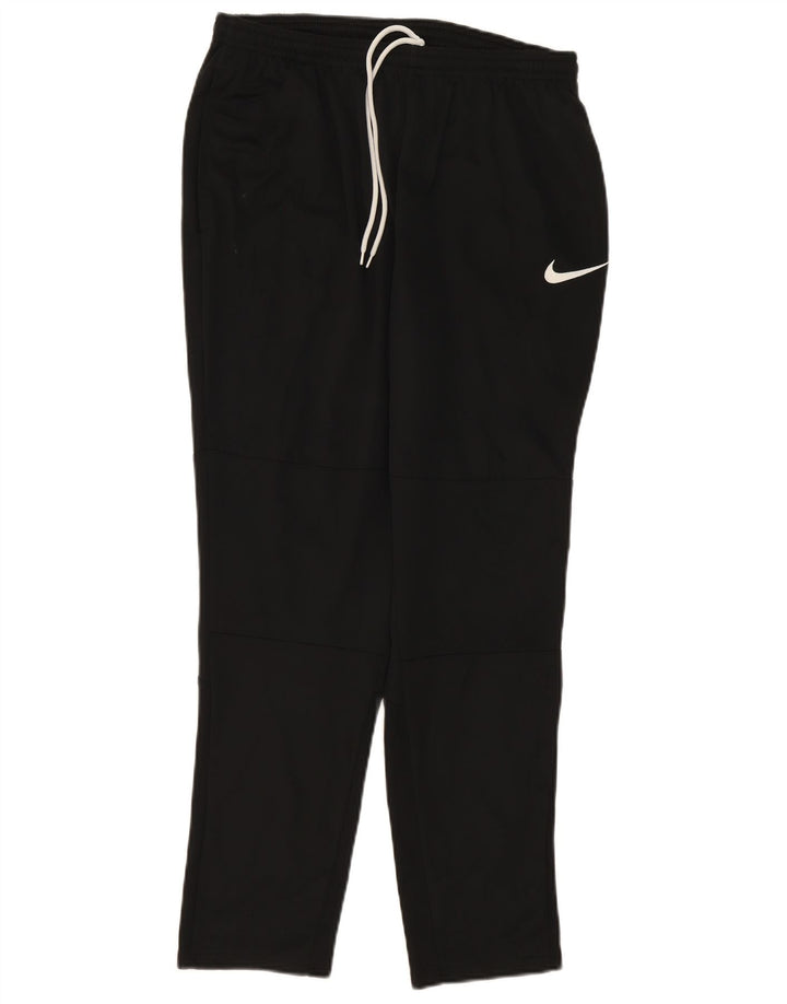 Nike muške Dri Fit hlače za trenirku, velike crne poliesterske hlače