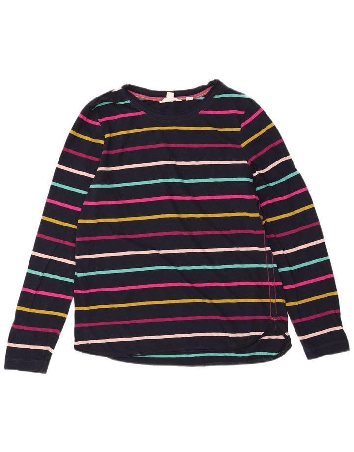 WHITE STUFF Ženska majica dugih rukava UK 14 Velika tamnoplava prugasta