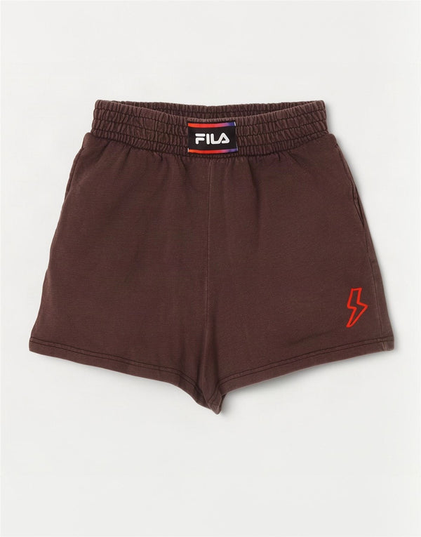 Fila ženske sportske kratke hlače UK 6 XS bordo pamuk