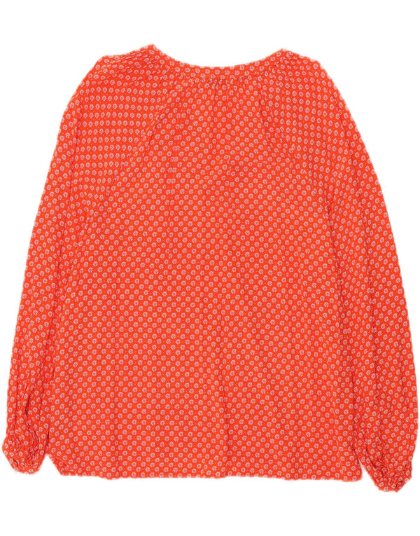 Tommy Hilfiger ženska bluza s dugim rukavima UK 12 Medium crveni cvjetni uzorak