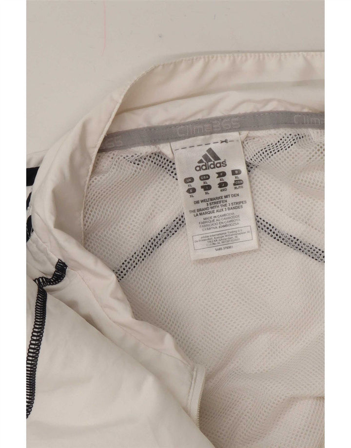 Adidas muška trenirka gornja jakna XL bijeli poliester
