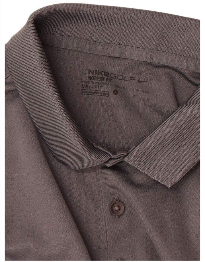 Nike muška Dri Fit polo majica velika siva poliester