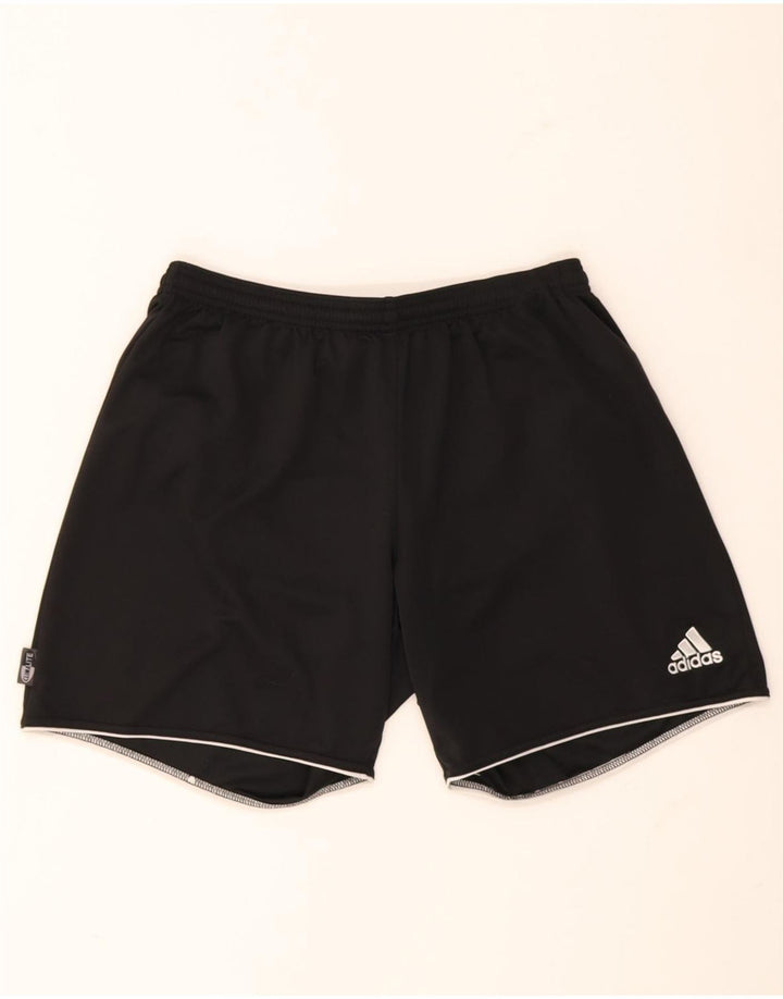 Adidas muške sportske kratke hlače Climalite, veliki crni poliester
