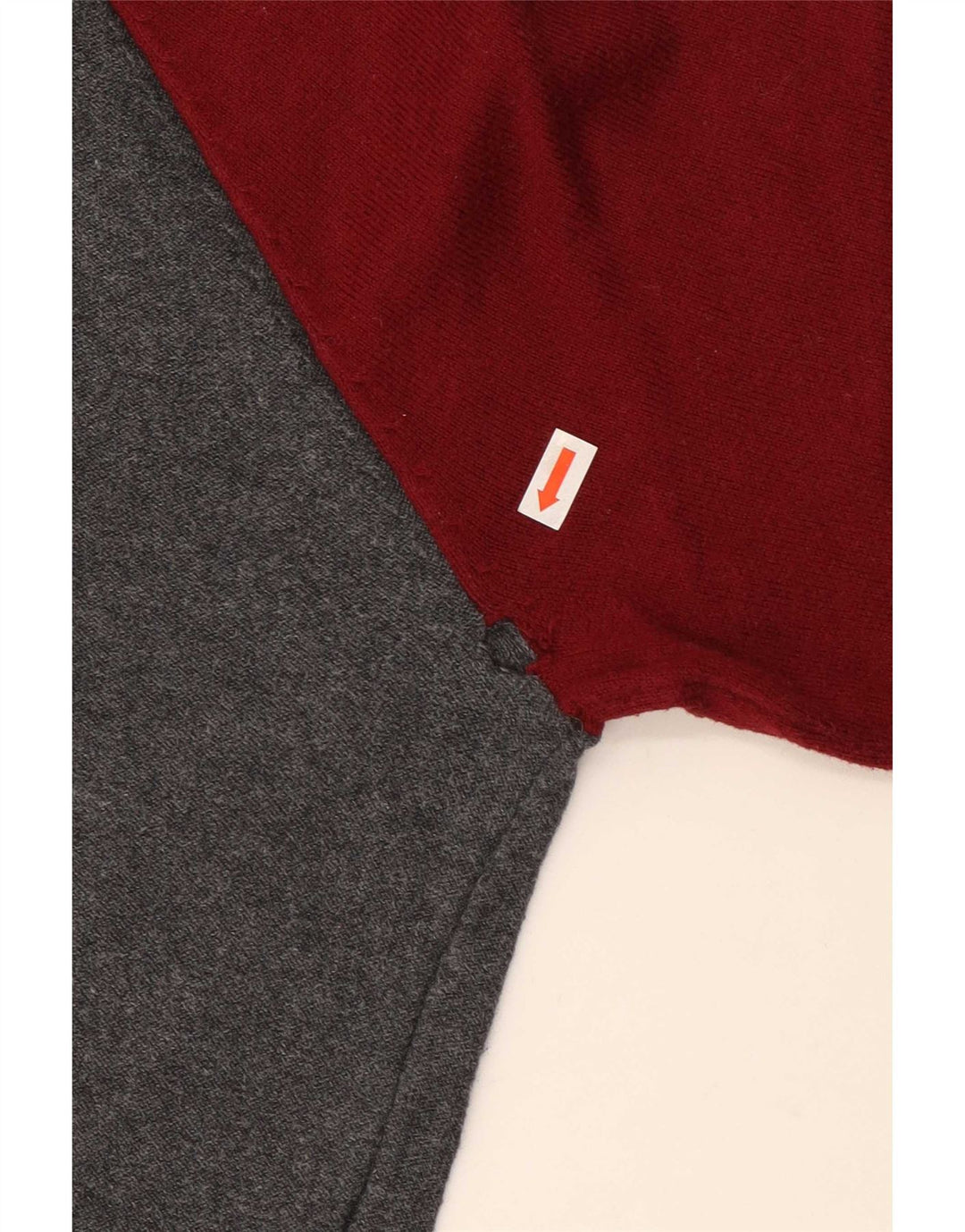 Jack Wills, muški džemper s okruglim izrezom, srednje sivi pamuk u blokovima boja
