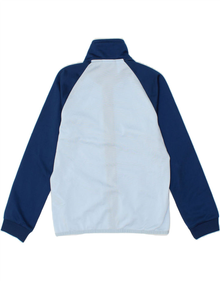 ADIDAS Boys Tracksuit Top Jacket 9-10 Years Blue Colourblock Polyester Vintage Adidas and Second-Hand Adidas from Messina Hembry 