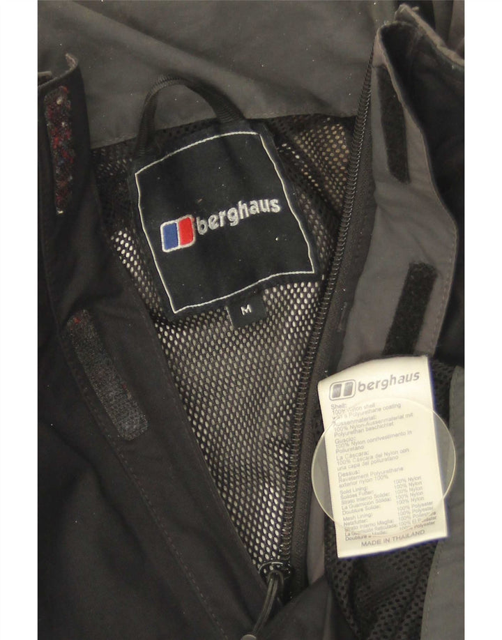 Berghaus muška kišna jakna UK 38 Srednje crni najlon