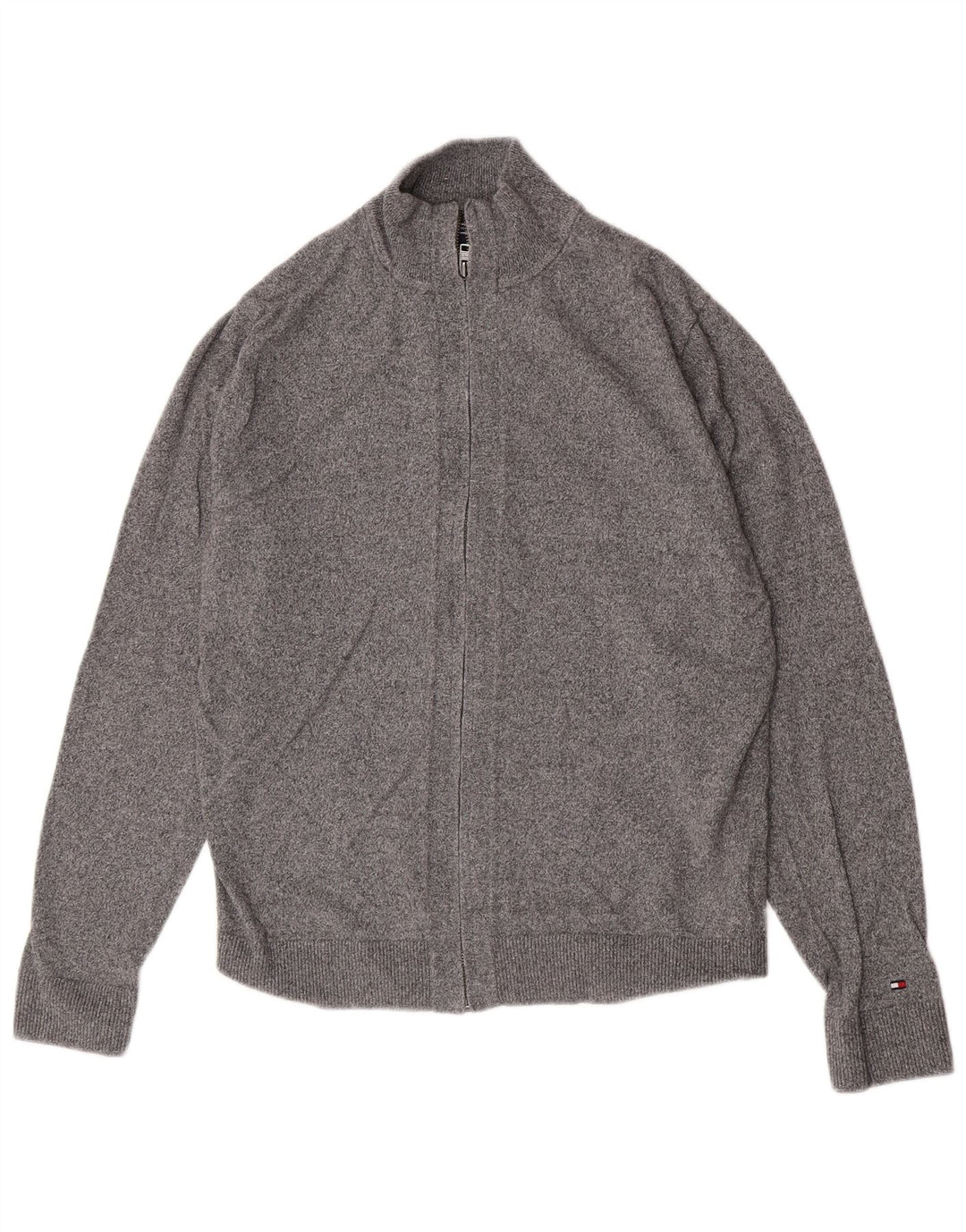 Tommy Hilfiger ženski kardigan džemper XL sivi pamuk
