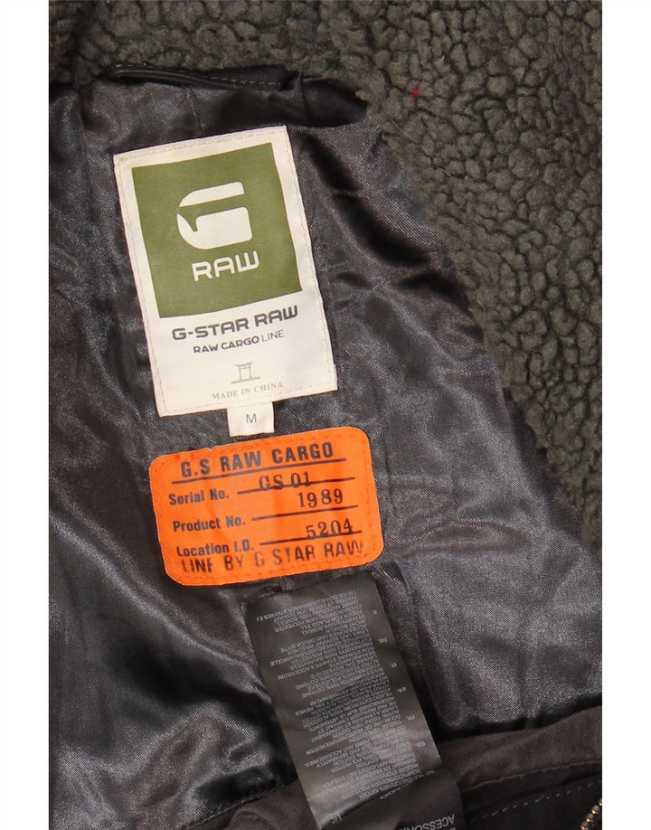 G-STAR muška prošivena jakna UK 38 srednje crni pamuk