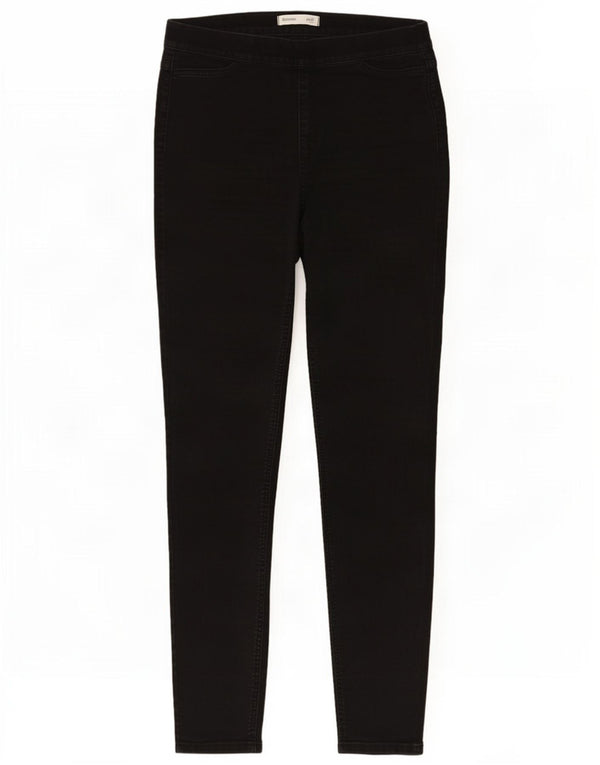Marks & Spencer ženske jegging traperice UK 14 srednje W30 L29 crni pamuk