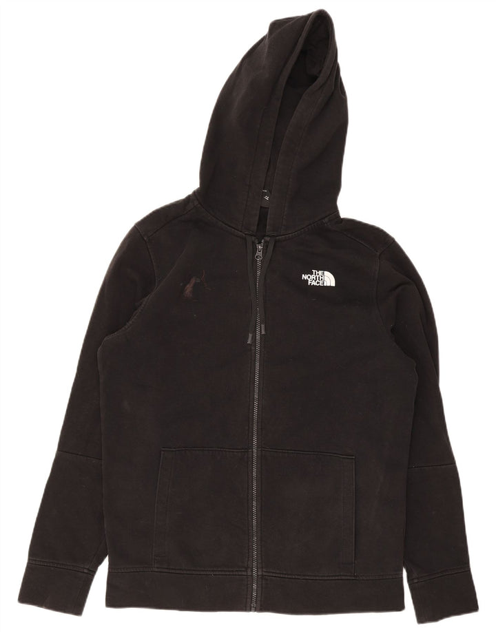 The North Face muški pulover s kapuljačom na patentni zatvarač Srednje crni pamuk