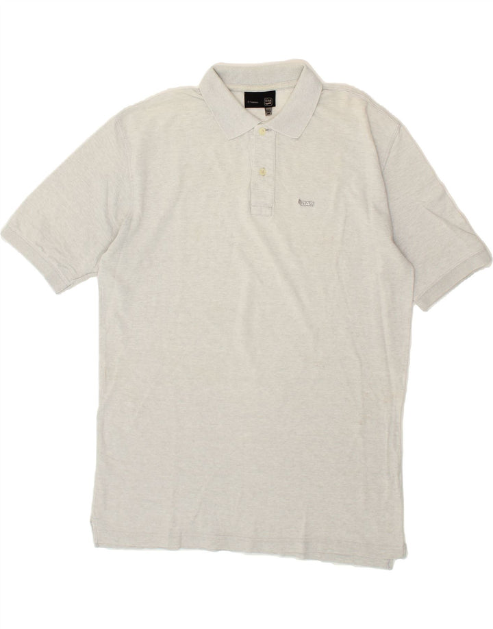 GAS Mens Polo Shirt 2XL Grey Cotton Vintage Gas and Second-Hand Gas from Messina Hembry 