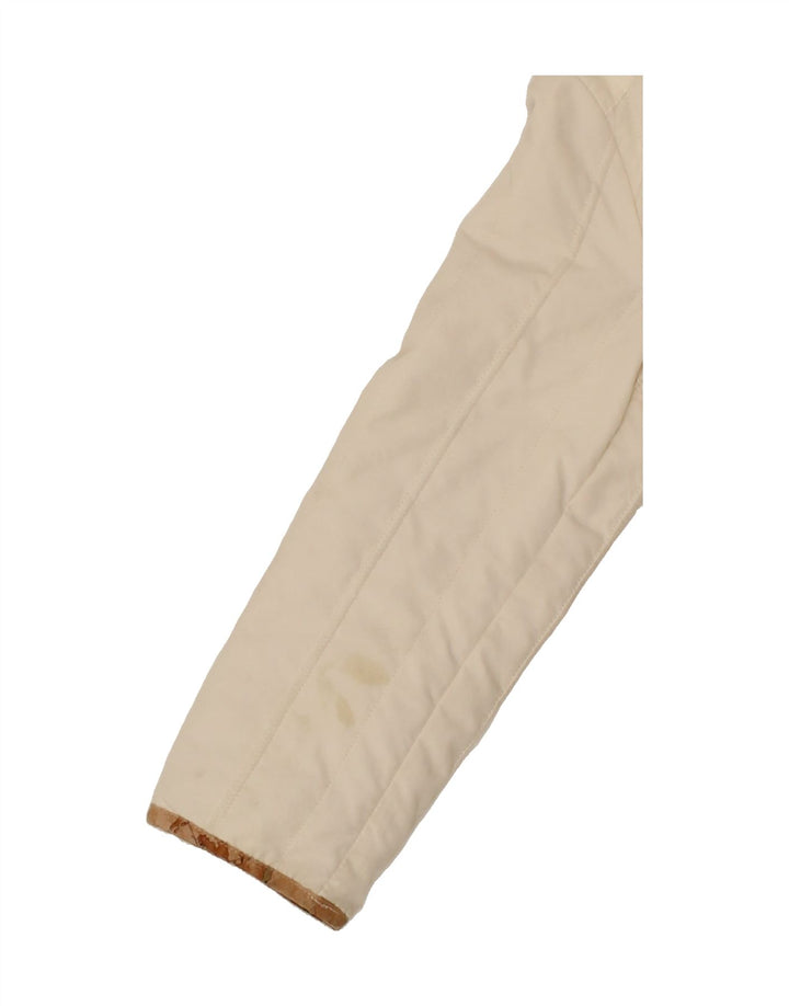 ALVIERO MARTINI Girls Bomber Jacket 5-6 Years Off White Polyester Vintage ALVIERO MARTINI and Second-Hand ALVIERO MARTINI from Messina Hembry 