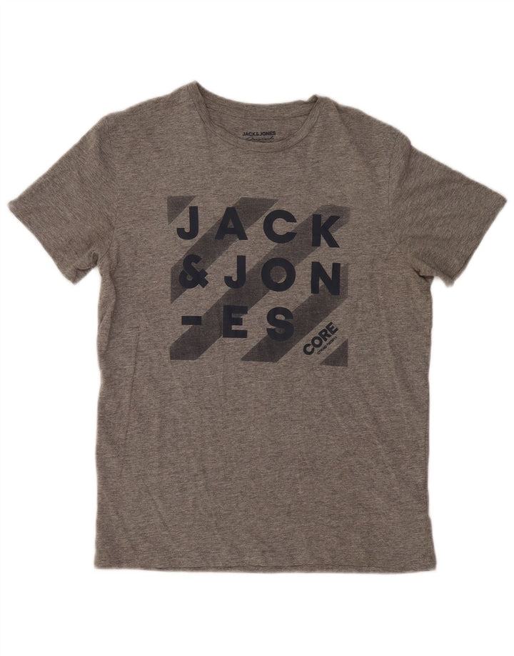 Jack & Jones muška majica kratkih rukava srednje sivi pamuk