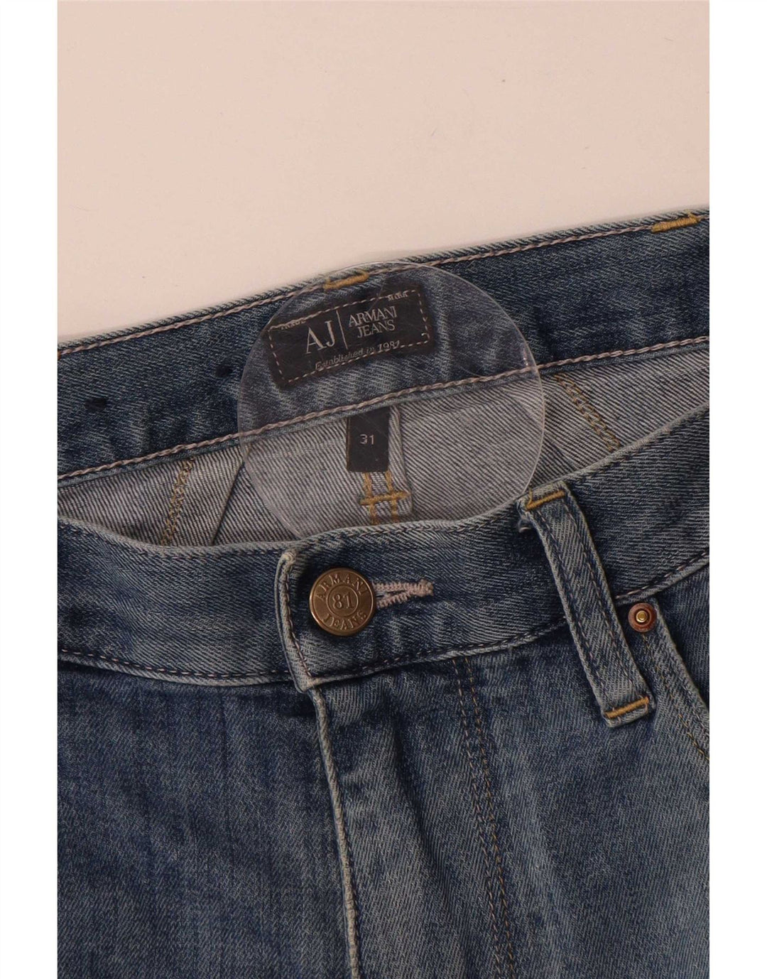 Armani ženske ravne traperice W31 L31 Blue