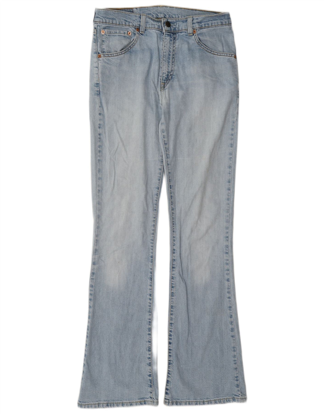 Levi's ženske 525 Bootcut traperice W31 L34 plavi pamuk