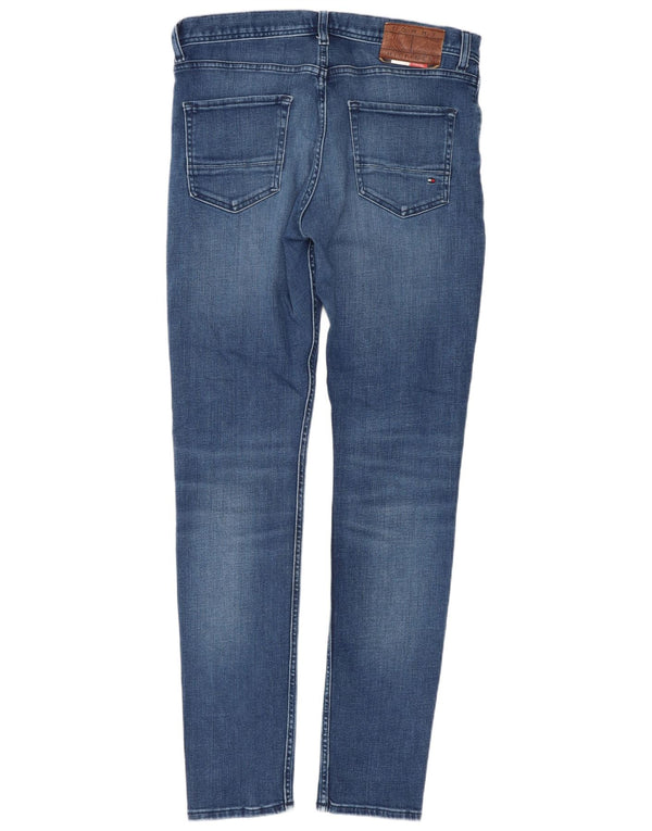 Tommy Hilfiger Mens Skinny Jeans W30 L32 Blue Cotton