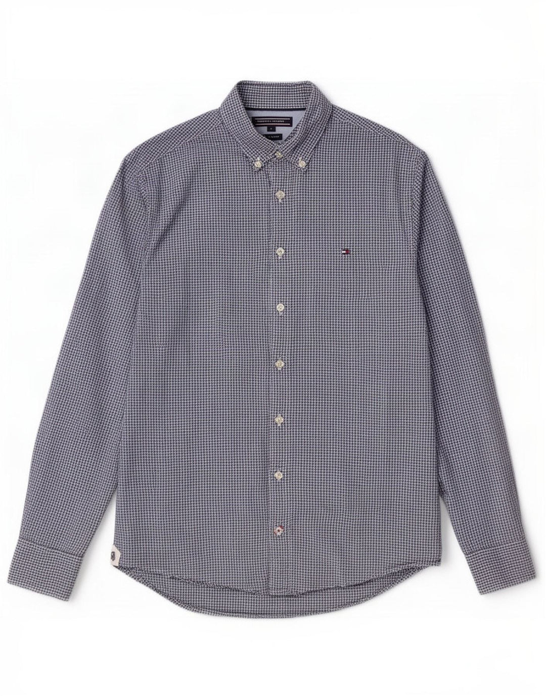 Tommy Hilfiger muška košulja Mala tamnoplava pamuk gingham
