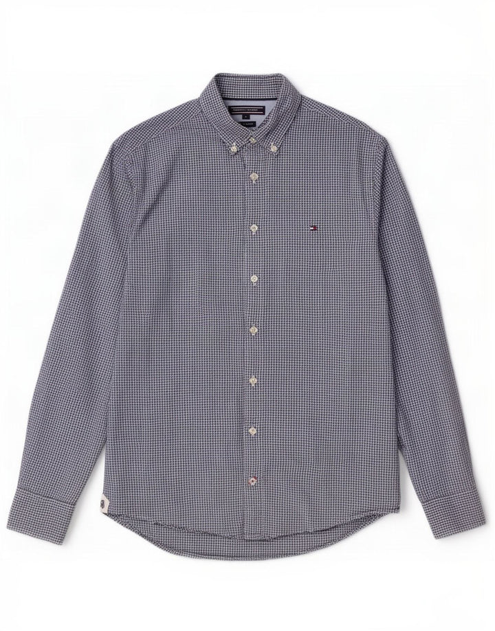 Tommy Hilfiger muška košulja Mala tamnoplava pamuk gingham