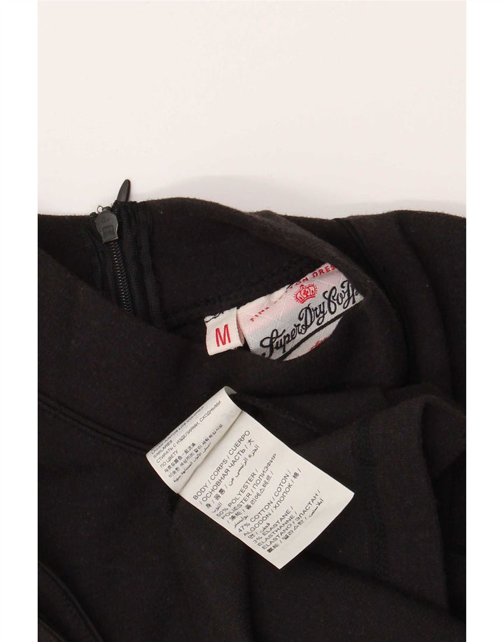 Superdry ženska haljina A-kroja bez rukava UK 12 srednje crna poliester