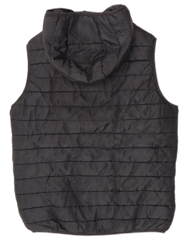 Jack & Jones muška podstavljena jakna s kapuljačom UK 40, veliki crni poliester