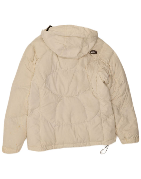 The North Face ženska podstavljena jakna s kapuljačom UK 14 Srednji bijeli najlon