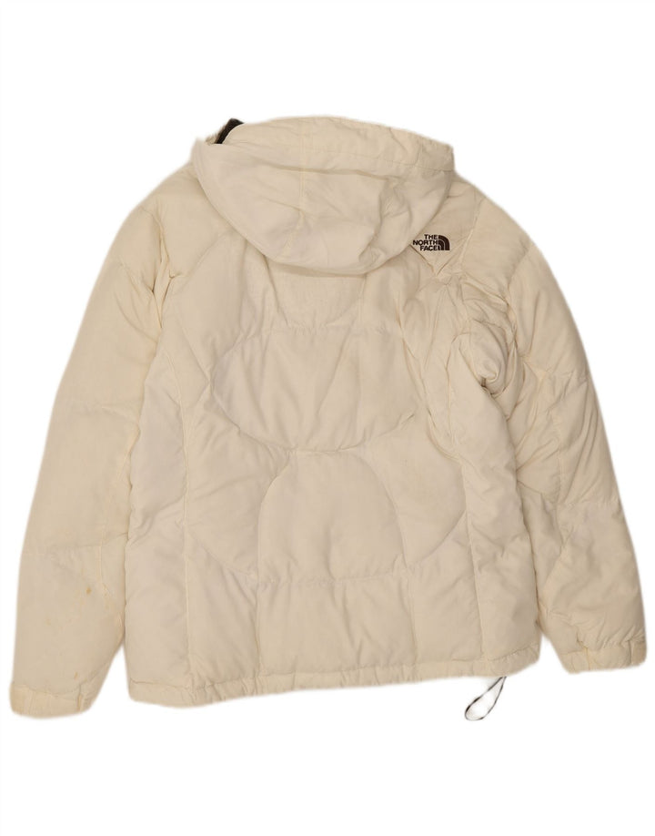 The North Face ženska podstavljena jakna s kapuljačom UK 14 Srednji bijeli najlon