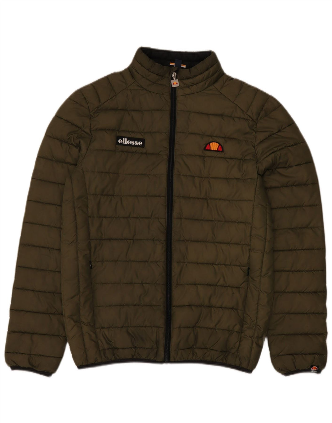 Ellesse muška podstavljena jakna UK 36 mali kaki poliester