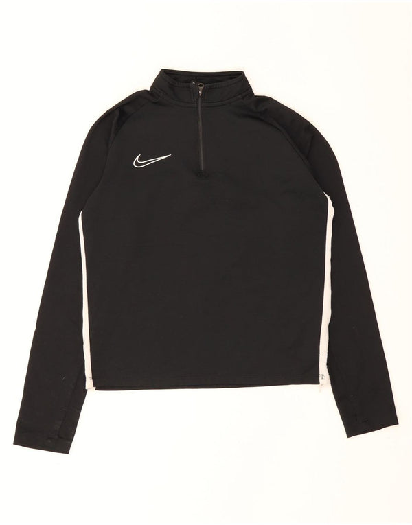 Nike Boys Dri Fit trenirka s patentnim izrezom Gornja jakna 10-11 godina srednje crna