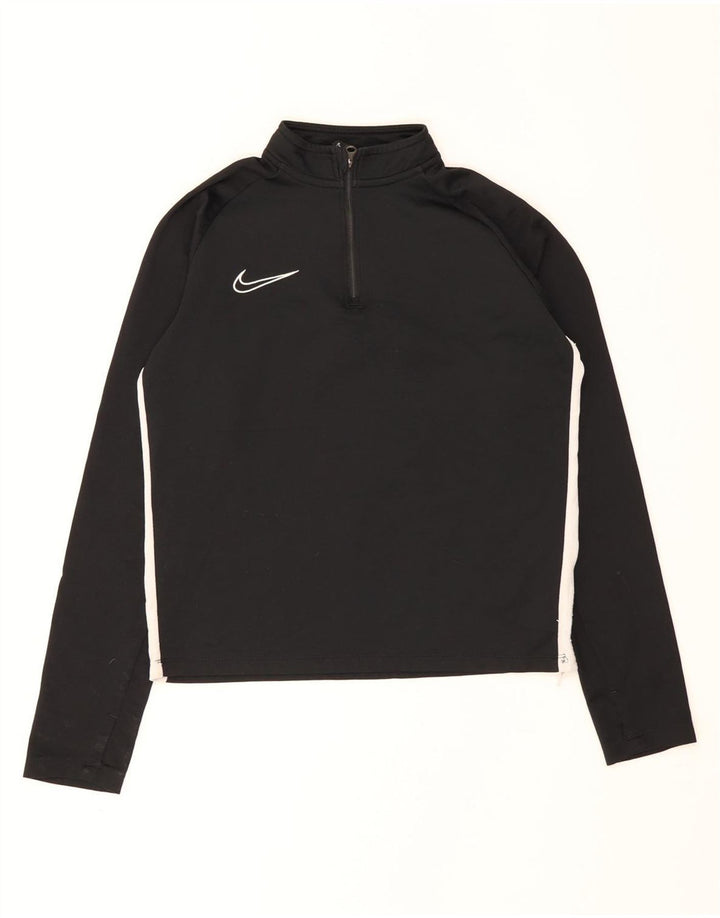 Nike Boys Dri Fit trenirka s patentnim izrezom Gornja jakna 10-11 godina srednje crna
