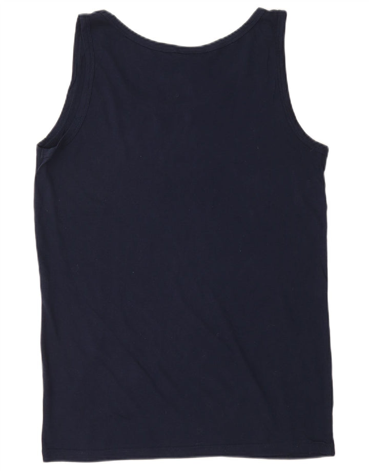 DIADORA Mens Vest Top Large Navy Blue Cotton