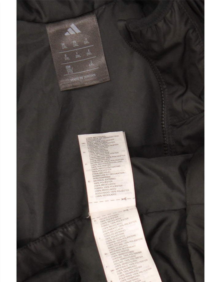 Adidas muška vjetrovka s kapuljačom UK 44 2XL crni poliester