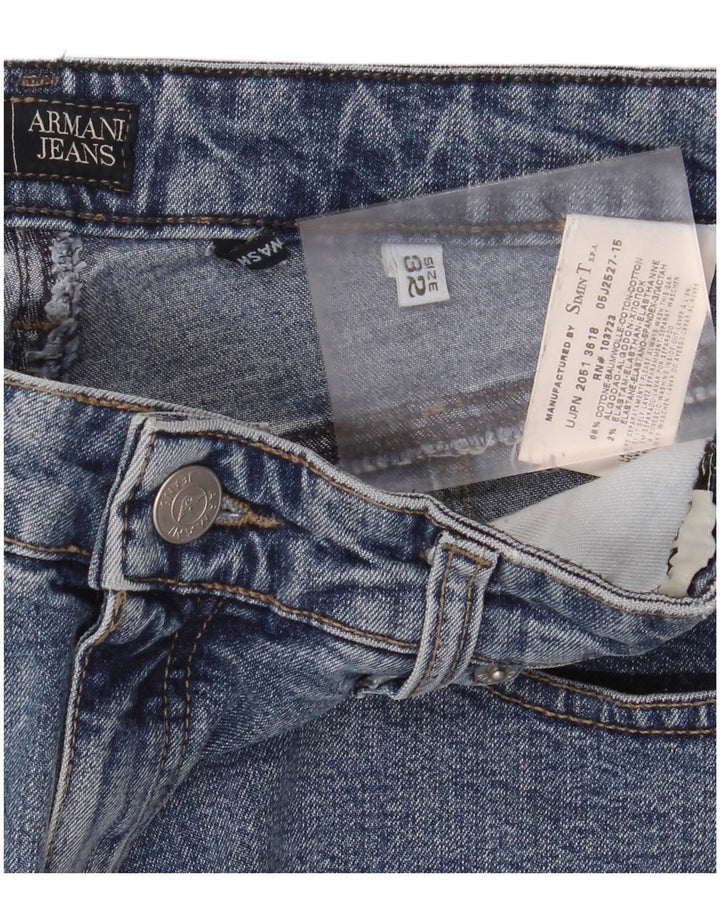 Armani Jeans Muške traperice Bootcut W32 L30 Plavi pamuk