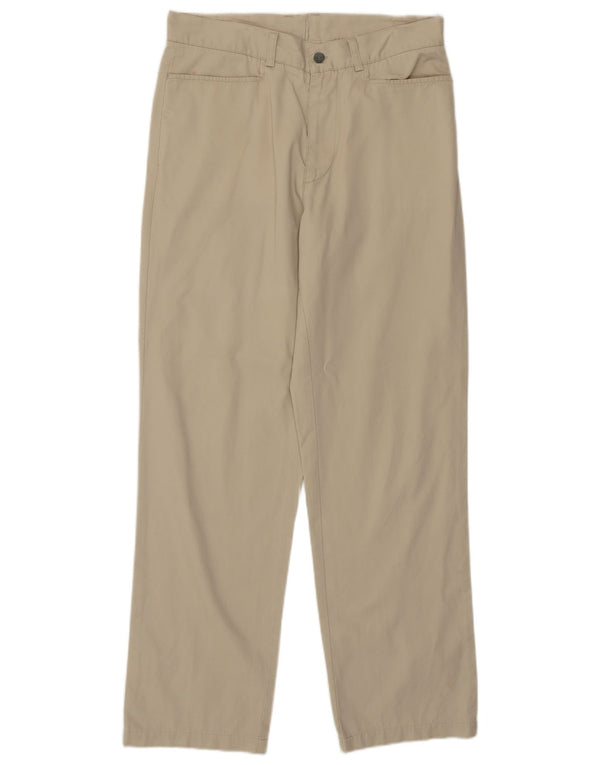 CALVIN KLEIN Muške ravne ležerne hlače W32 L30 Bež pamuk