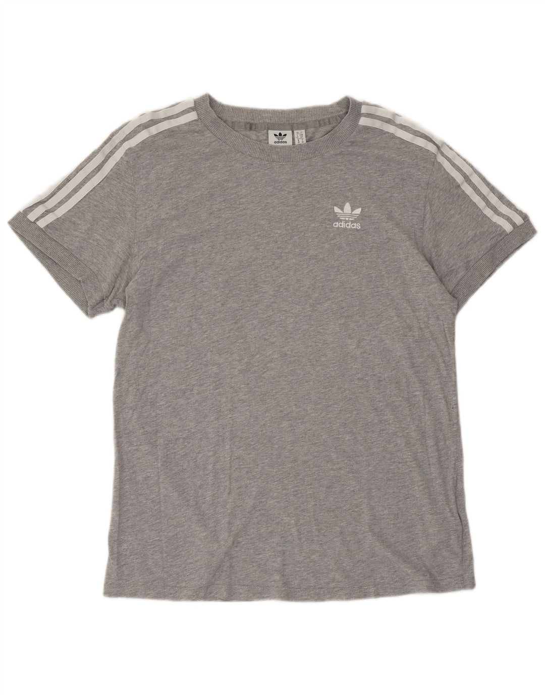 ADIDAS ženska majica kratkih rukava UK 10 Small Grey Cotton