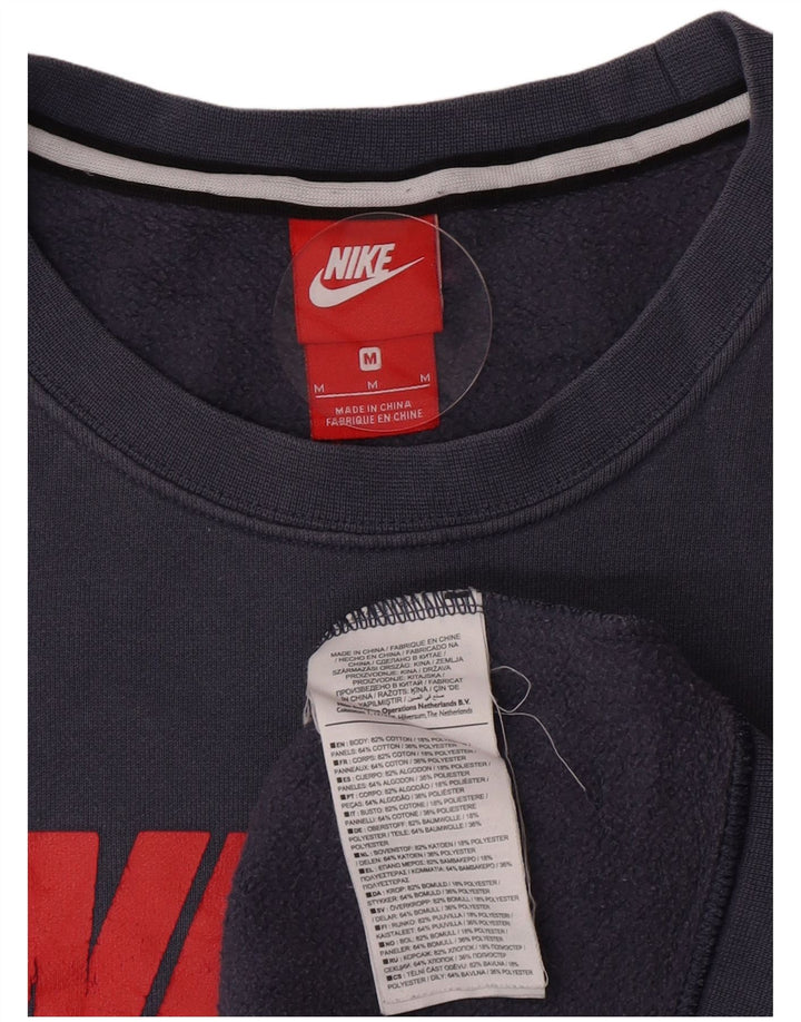 Nike muška majica s grafičkim motivima, pamuk srednje plave boje