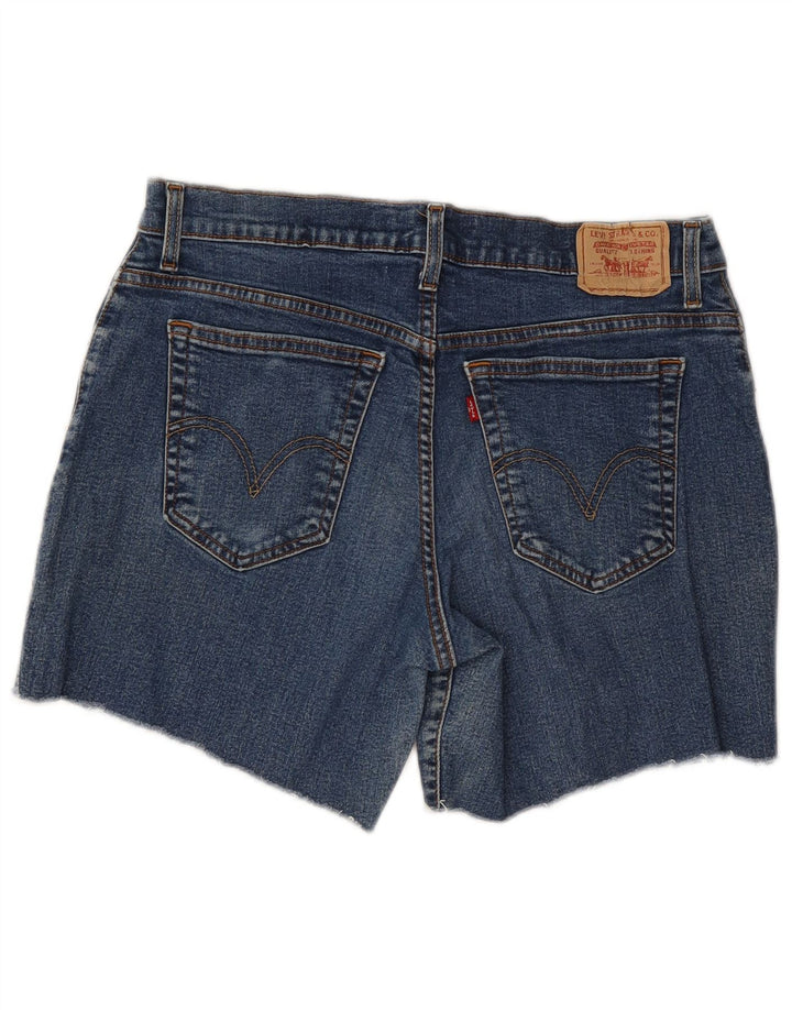 LEVI'S ženske 550 traper kratke hlače opuštenog kroja US 14 XL W32 plavi pamuk