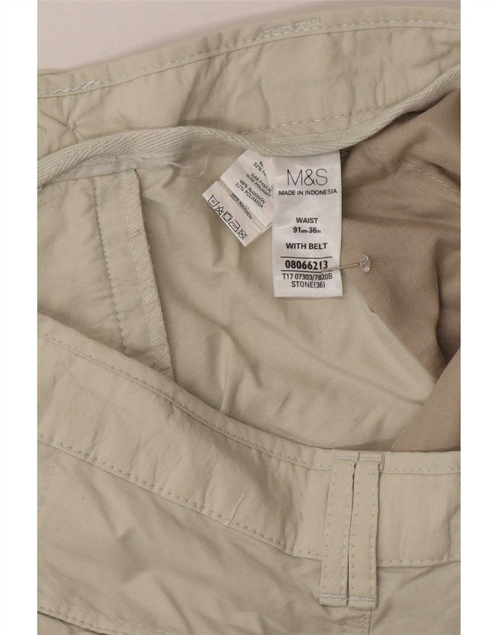 Marks & Spencer muške kargo bermude kratke hlače W36 velike, bež pamuk
