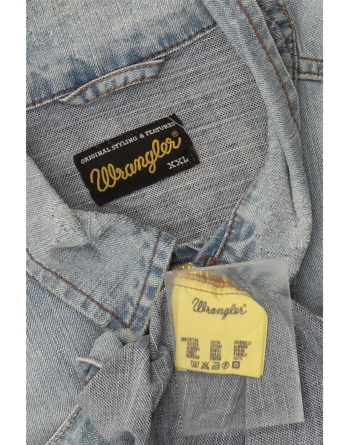 Wrangler muška traper jakna UK 44 2XL plavi pamuk