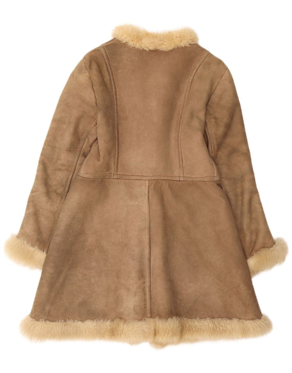 Vintage ženski kaput od šišmiša UK 10 Small Brown