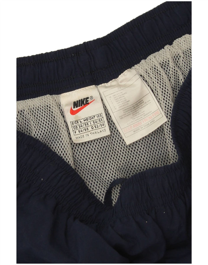 Nike muške grafičke sportske kratke hlače velike tamnoplave najlonske boje