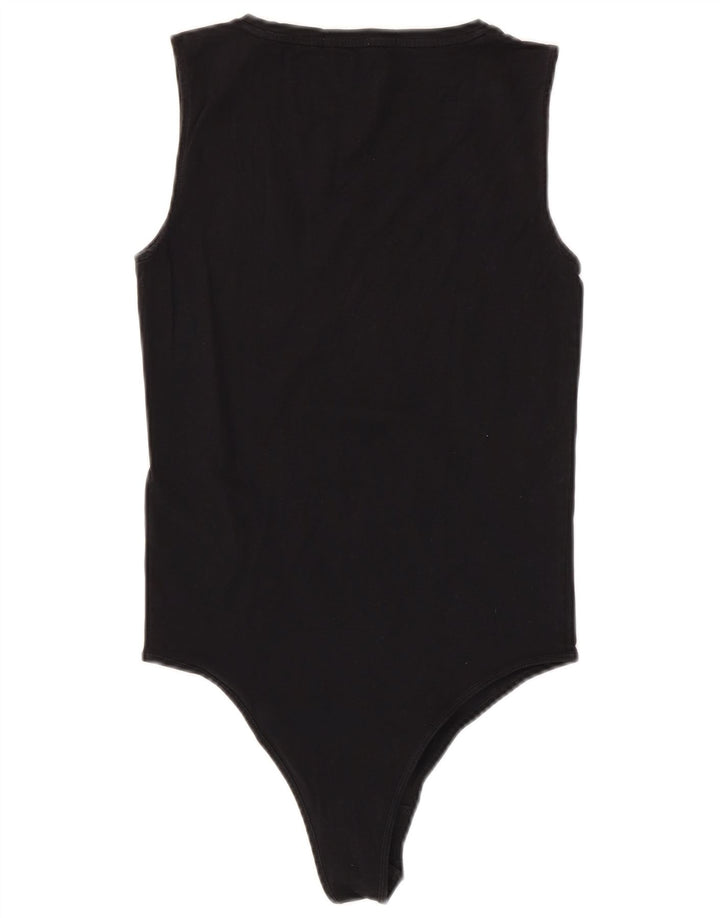 Calvin Klein Jeans ženski bodi bez rukava s grafičkim motivima UK 12 Srednje crni