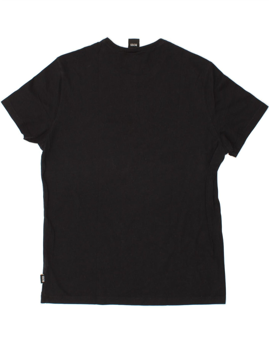 HUGO BOSS Mens T-Shirt Top Medium Black Cotton Vintage Hugo Boss and Second-Hand Hugo Boss from Messina Hembry 