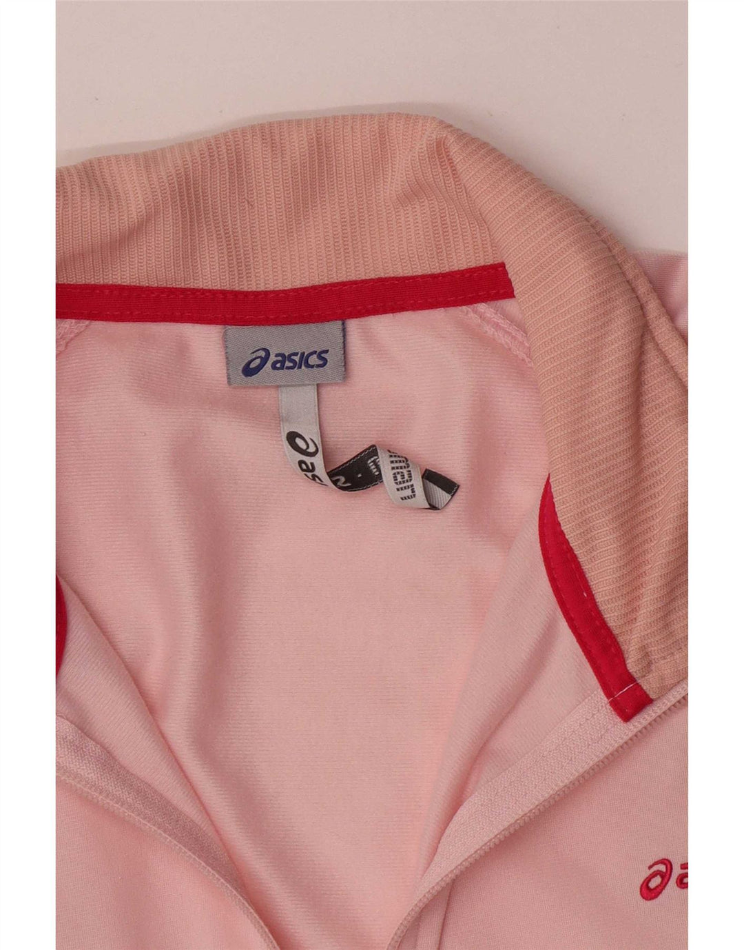 Asics ženska gornja jakna za trenirku UK 16 Large Pink Colourblock Poliester