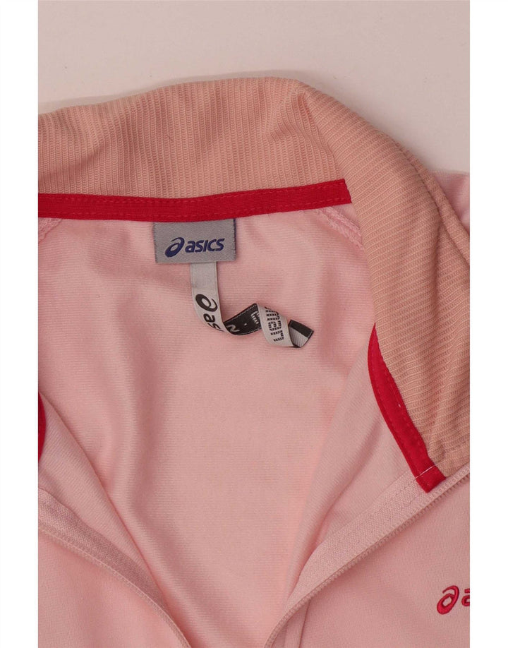 Asics ženska gornja jakna za trenirku UK 16 Large Pink Colourblock Poliester