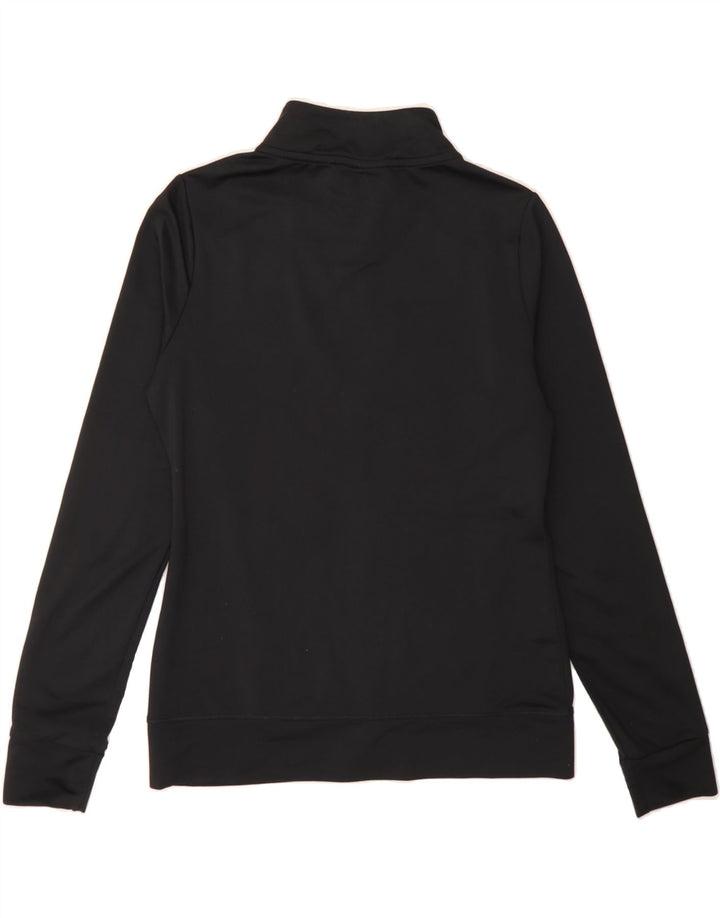 LOTTO Womens Tracksuit Top Jacket UK 14 Medium Black Vintage Lotto and Second-Hand Lotto from Messina Hembry 