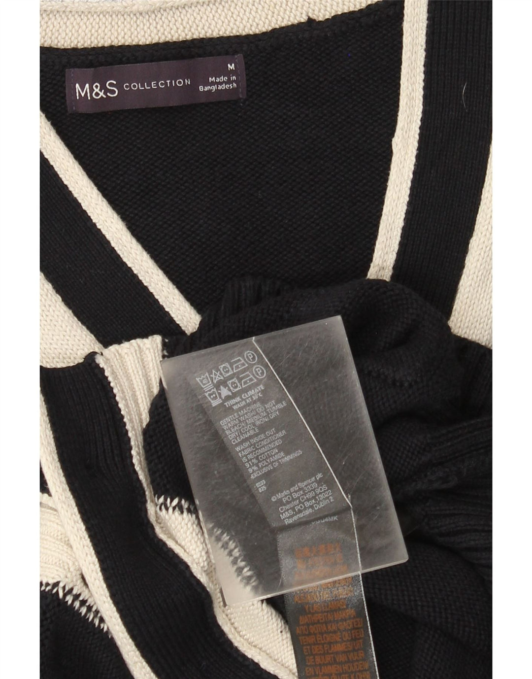 Marks & Spencer ženski kardigan pulover UK 14 srednje tamnoplave boje