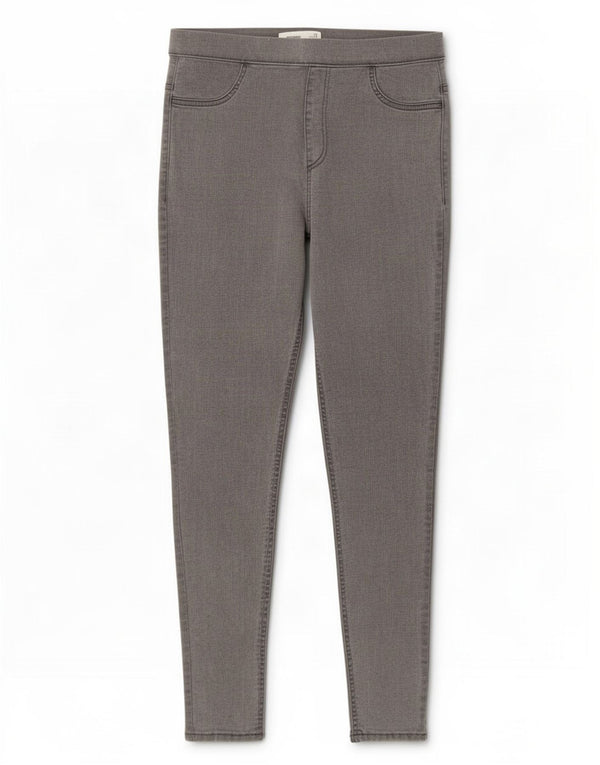 Marks & Spencer ženske jegging traperice UK 12 srednje W30 L28 sivi pamuk