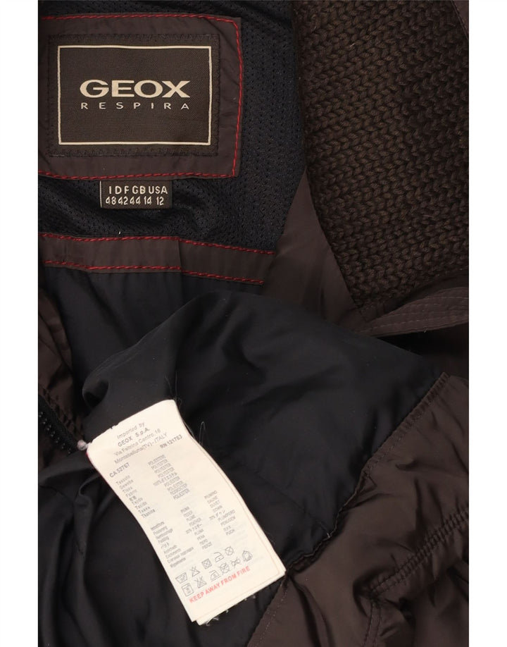 Geox ženska podstavljena jakna UK 14 veliki smeđi poliester