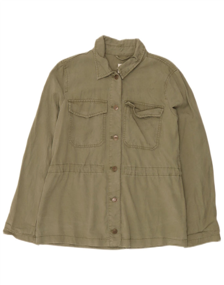 Gap ženska utility majica UK 14 srednje kaki tencel