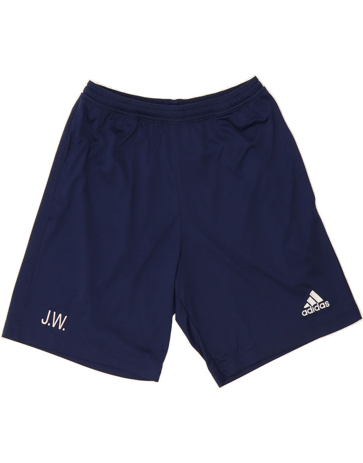 ADIDAS Mens Aeroready Sport Shorts Medium  Navy Blue Polyester Vintage Adidas and Second-Hand Adidas from Messina Hembry 